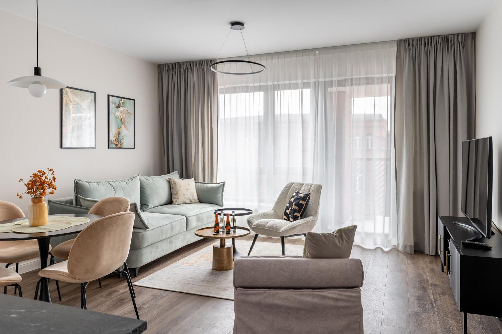 Scala City Center Premium Apartments With Parking By Lion Apartments Gdańsk Buitenkant foto